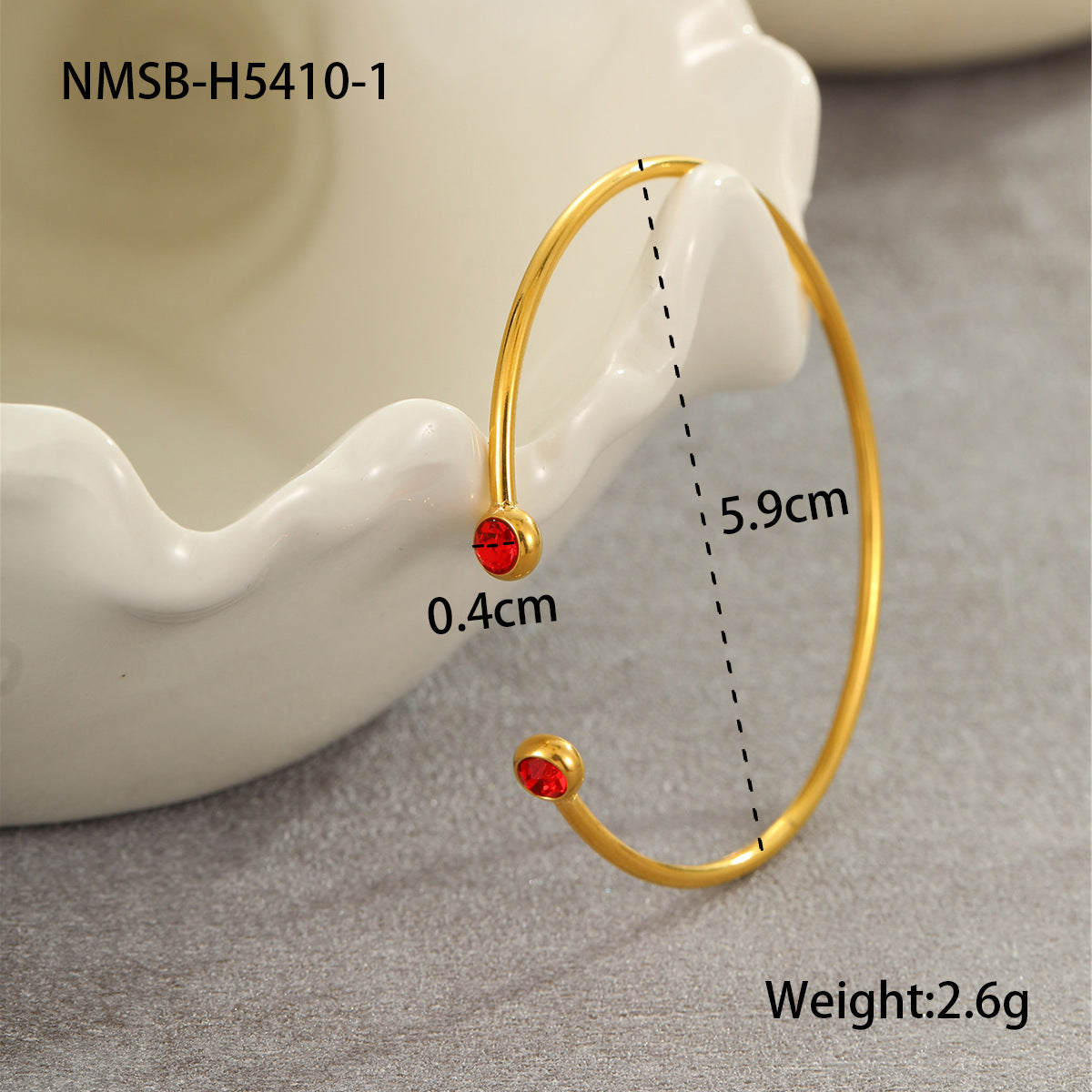 Fashion Zircon Opening Stainless Steel Affordable Luxury Style Bracelet