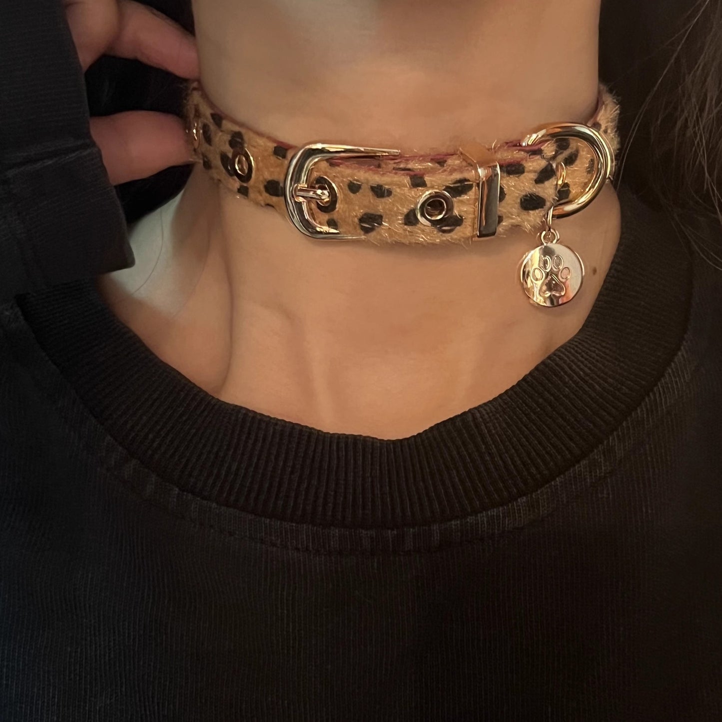 Sweet Cool Hot Design Punk Leather Neck Collar