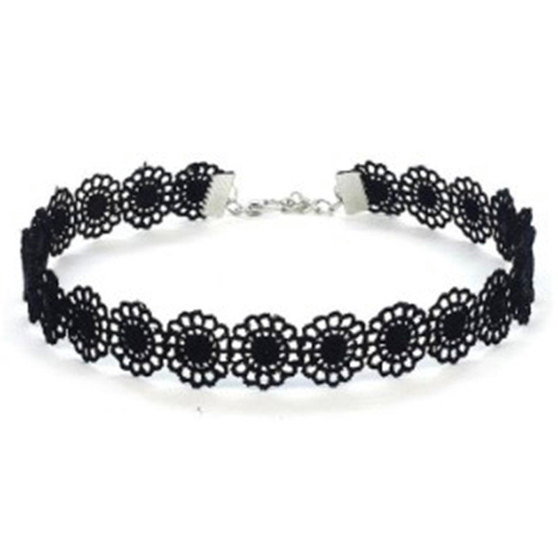 New Gothic Neck Band Combination Lace Collar