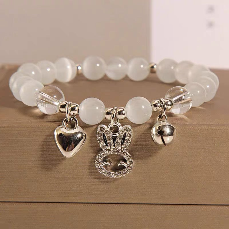 Elegant Clover Sweet Bunny Design Girlfriends Bracelets