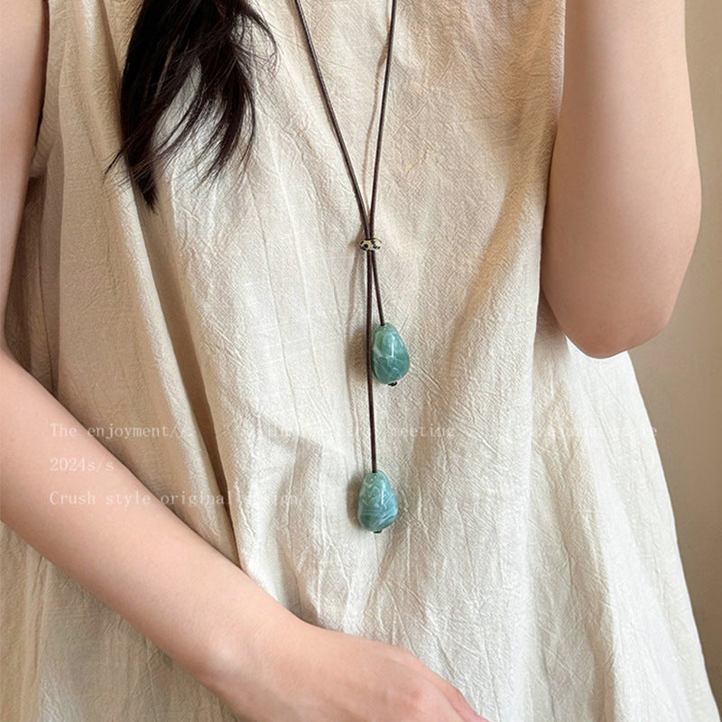 Women's High-grade Butterfly Pearl Style Niche Clavicle Chain Light Luxury Necklaces