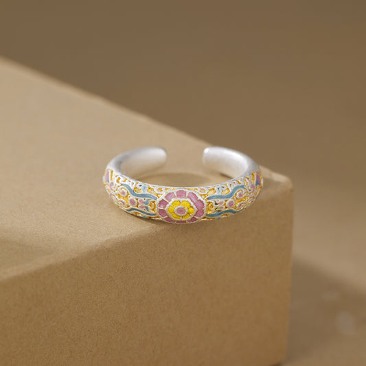 Women's Flower For Vintage Court Style Fashion Rings