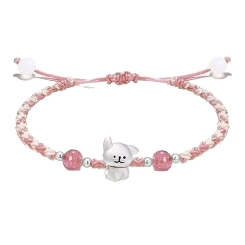 Children's Puppy Day Woven Hand Strap Gifts Bracelets