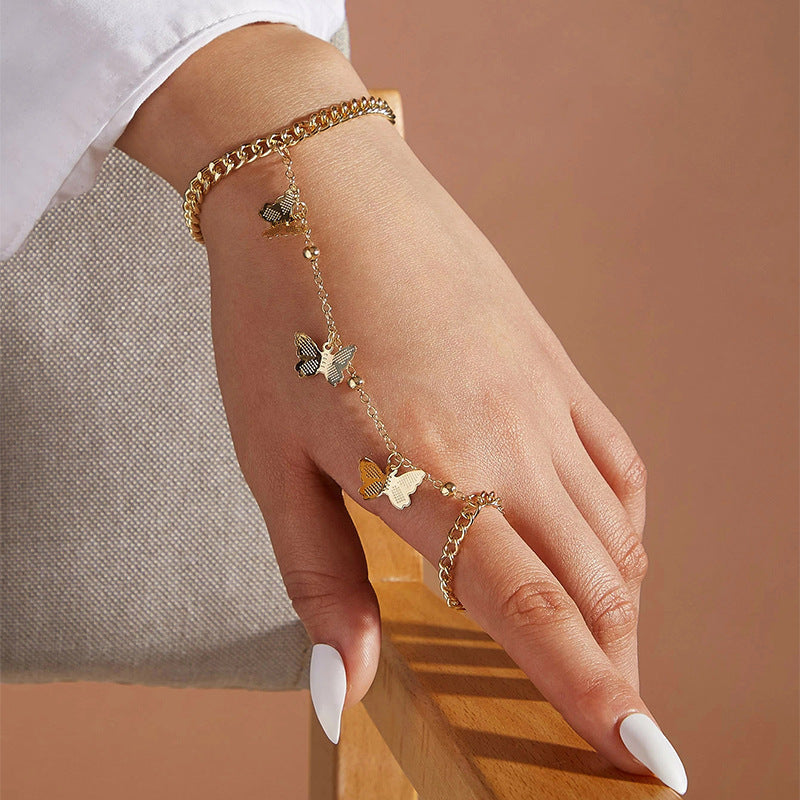 Fashion Punk Creative Finger One-piece Detachable Ring