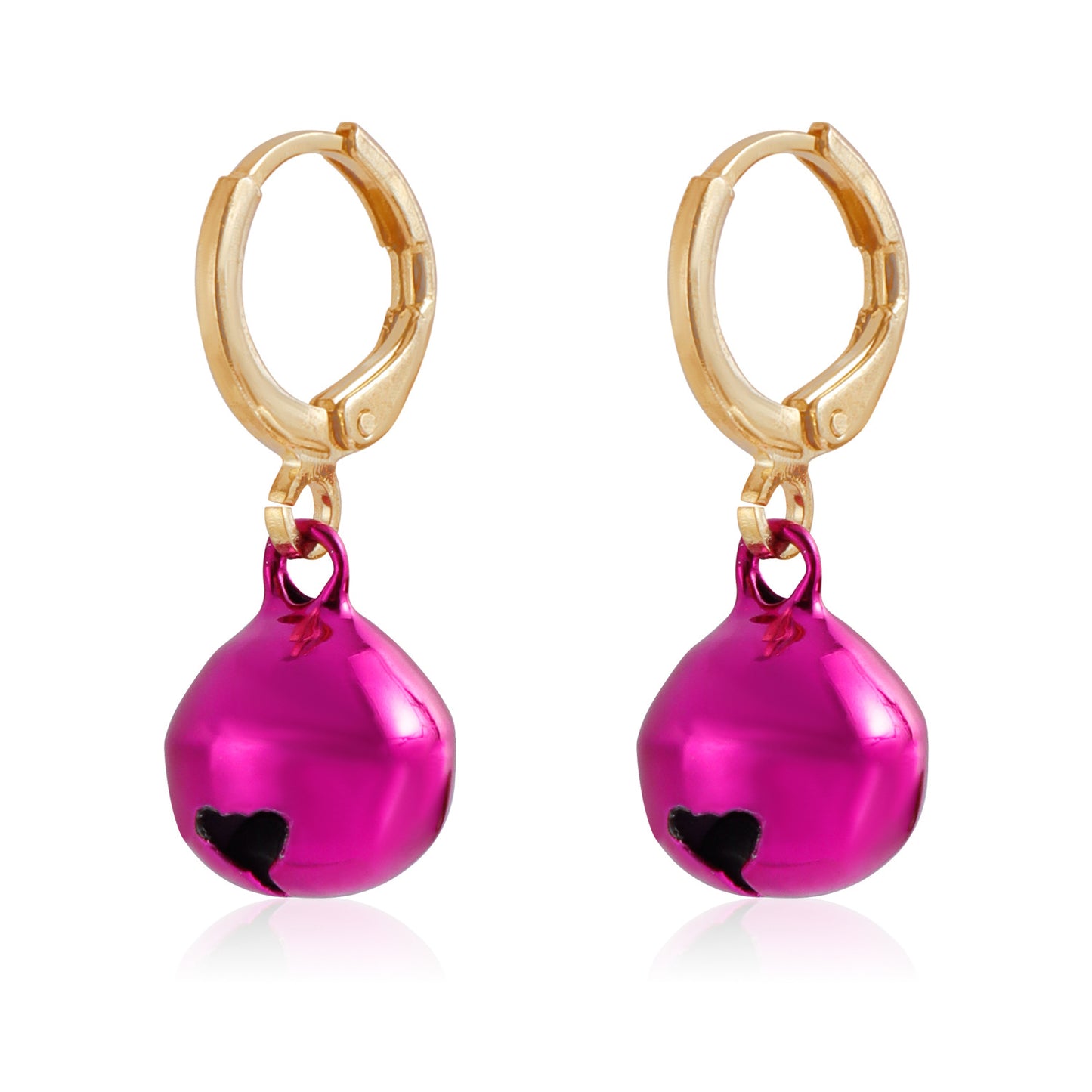 Ornament Wind Christmas Bell Female Color Earrings
