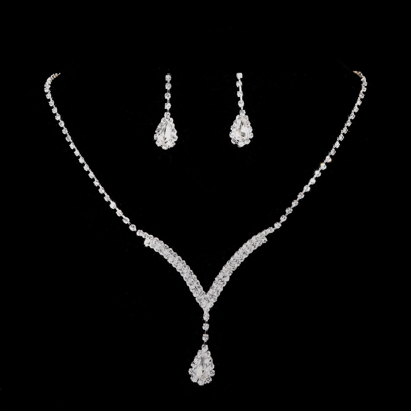 Bride Fashion Water Drop Suit Female Necklaces