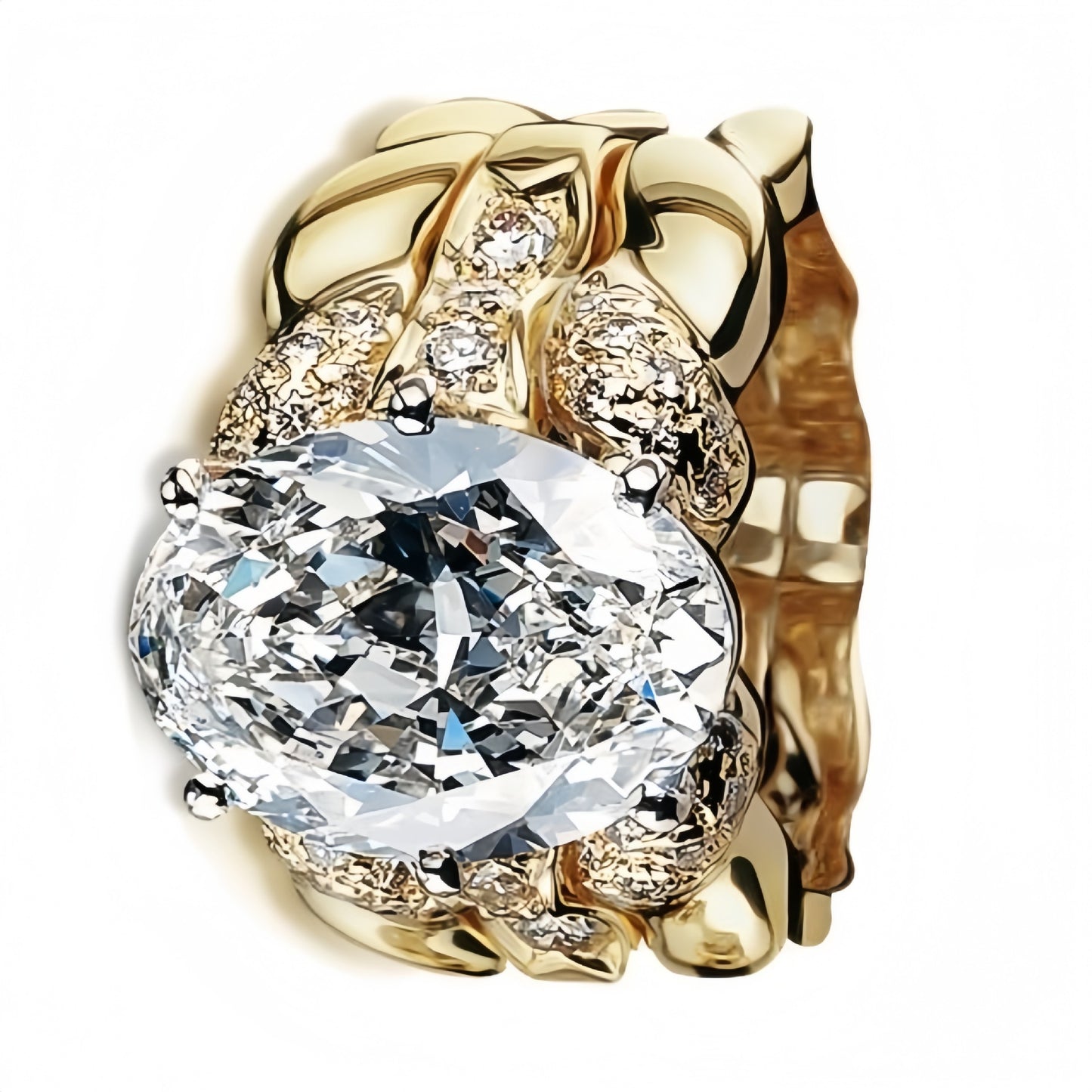 Comfortable Engagement Diamond Fashion Luxury Zircon Ring