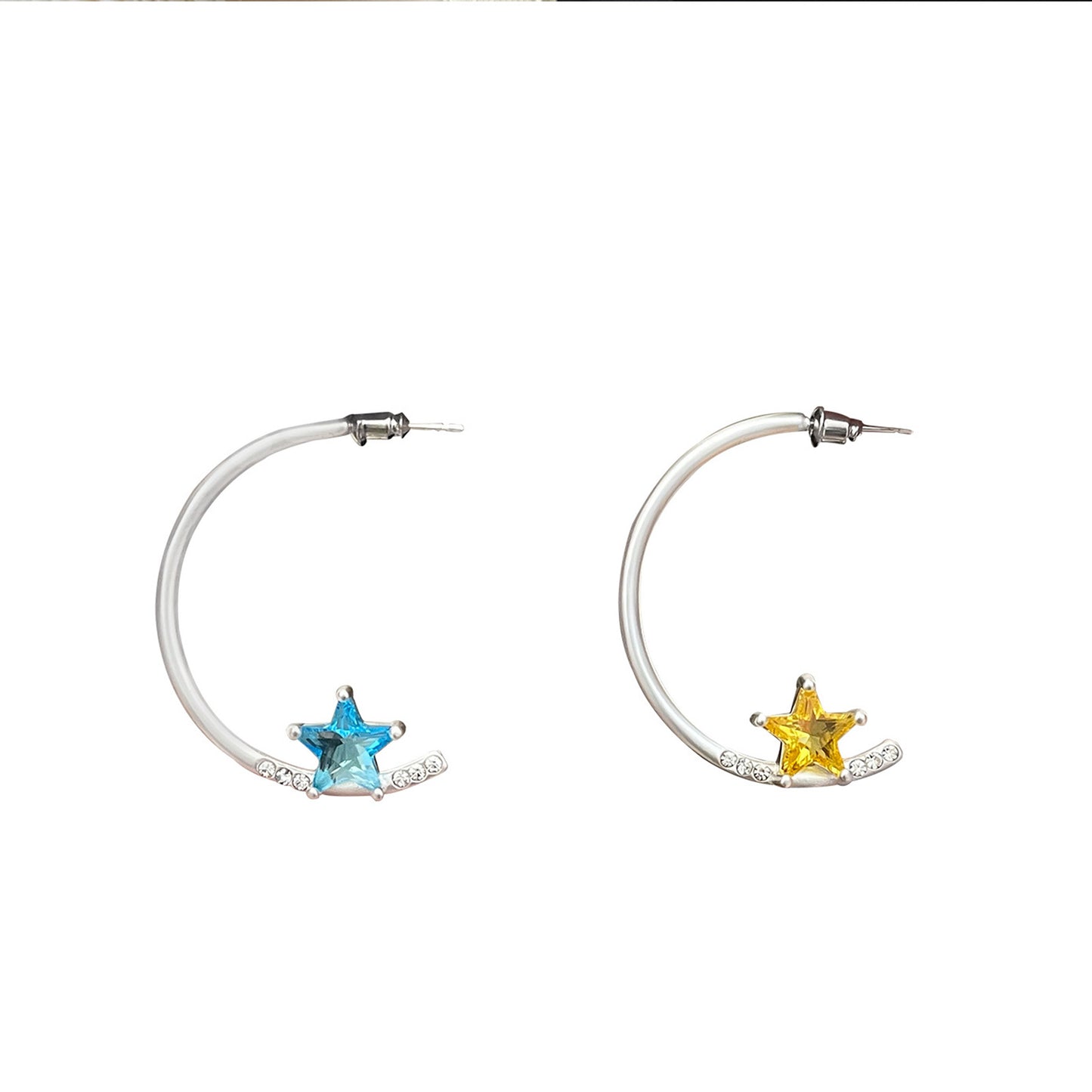 Fashion Color Shaped Female Simple Light Luxury Style Temperament Ear Stud Earrings
