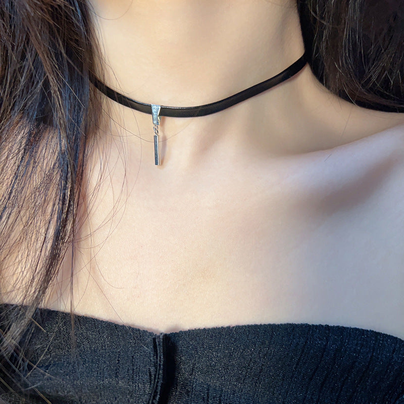 Chain Long Stick Neck Band Super Fairy Simple Female Indifference Necklace
