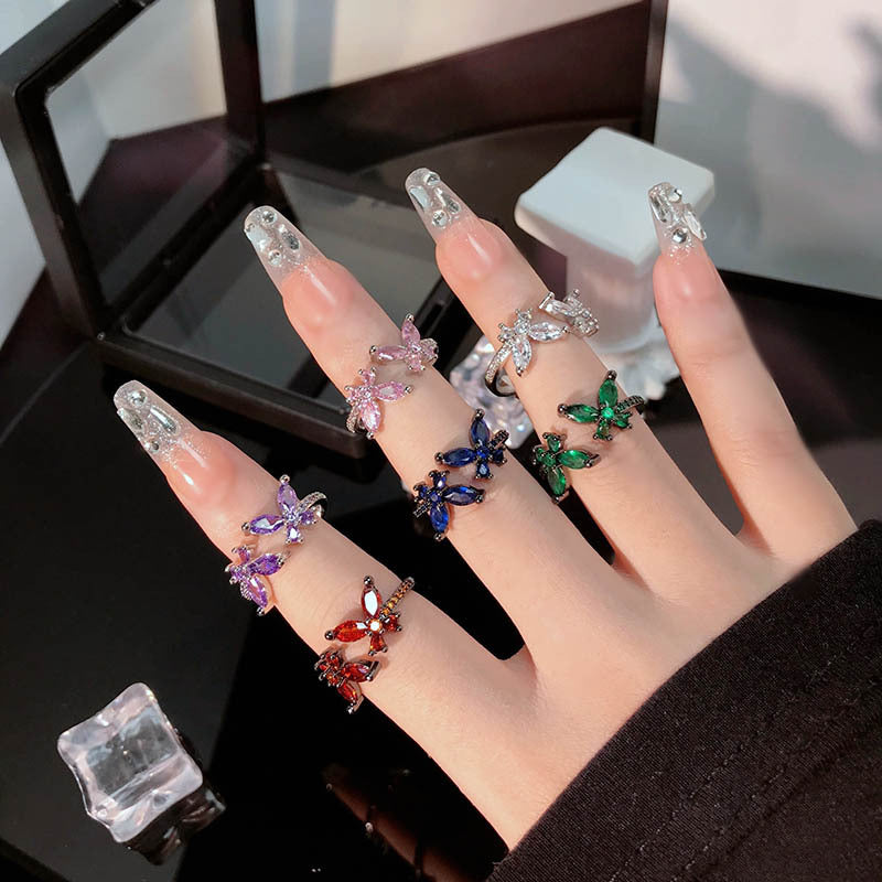 Female Special Interest Light Luxury High-grade Rings