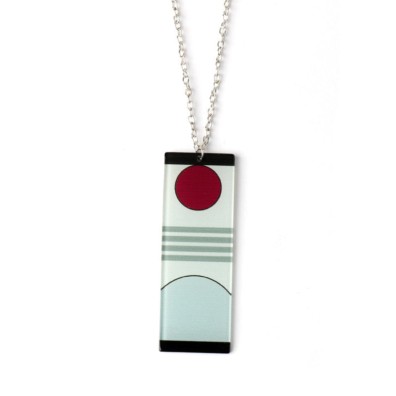 Anime Peripheral No Stove Door Acrylic Necklaces