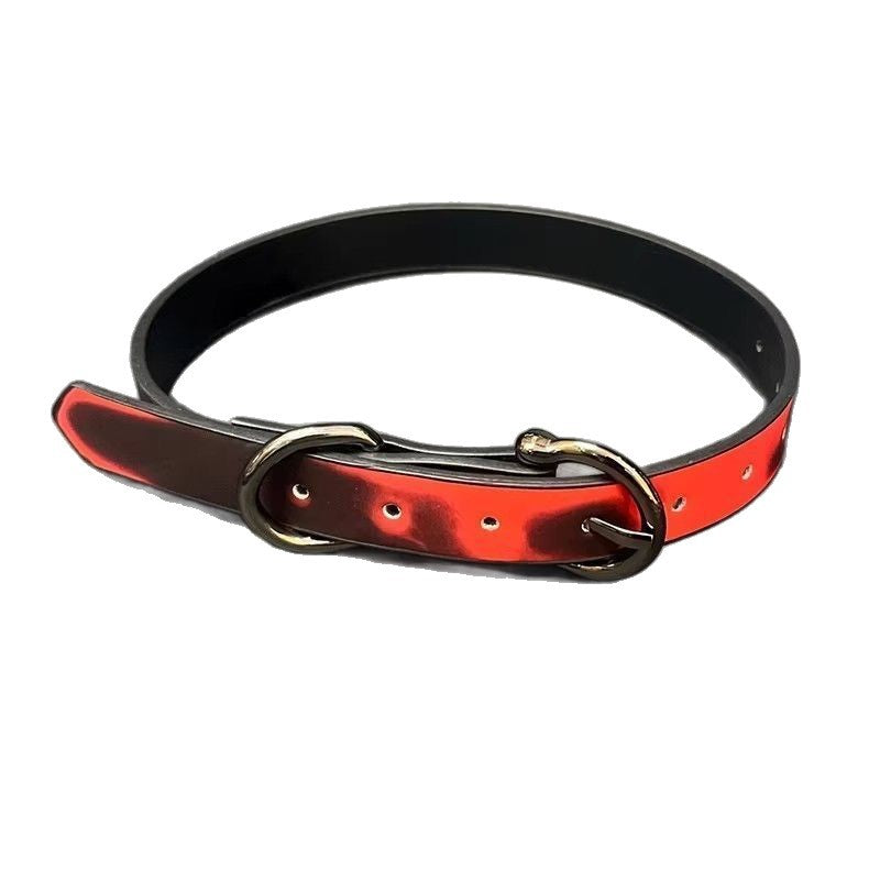 Warm Color Changing Hot Soft Leather Trendy Cool High-grade Clavicle Collar