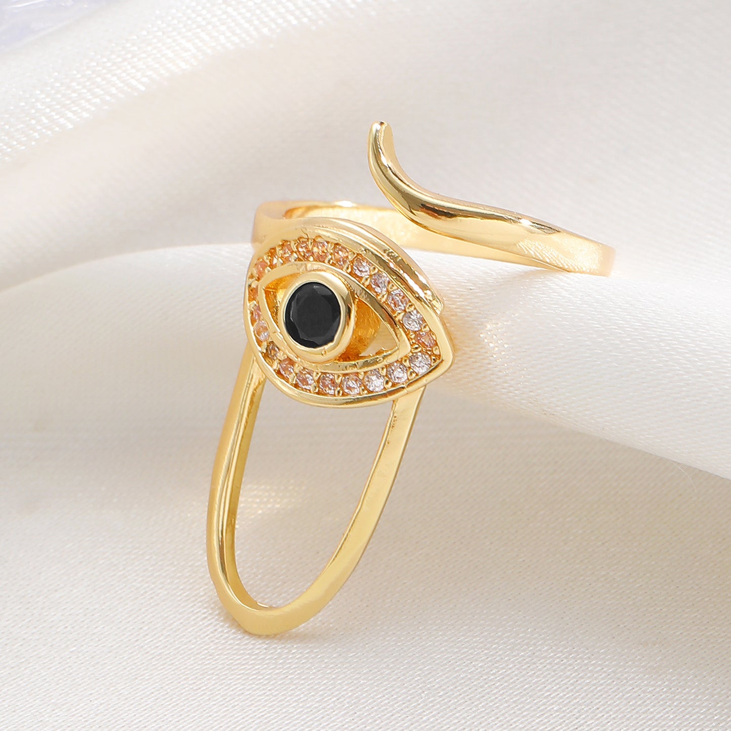 Geometric Trend Open Nail Female Design Exquisite Refined Ring