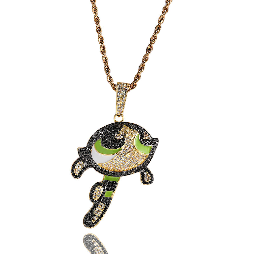 Women's & Men's Personalized Hip Hop Copper Material Pendants