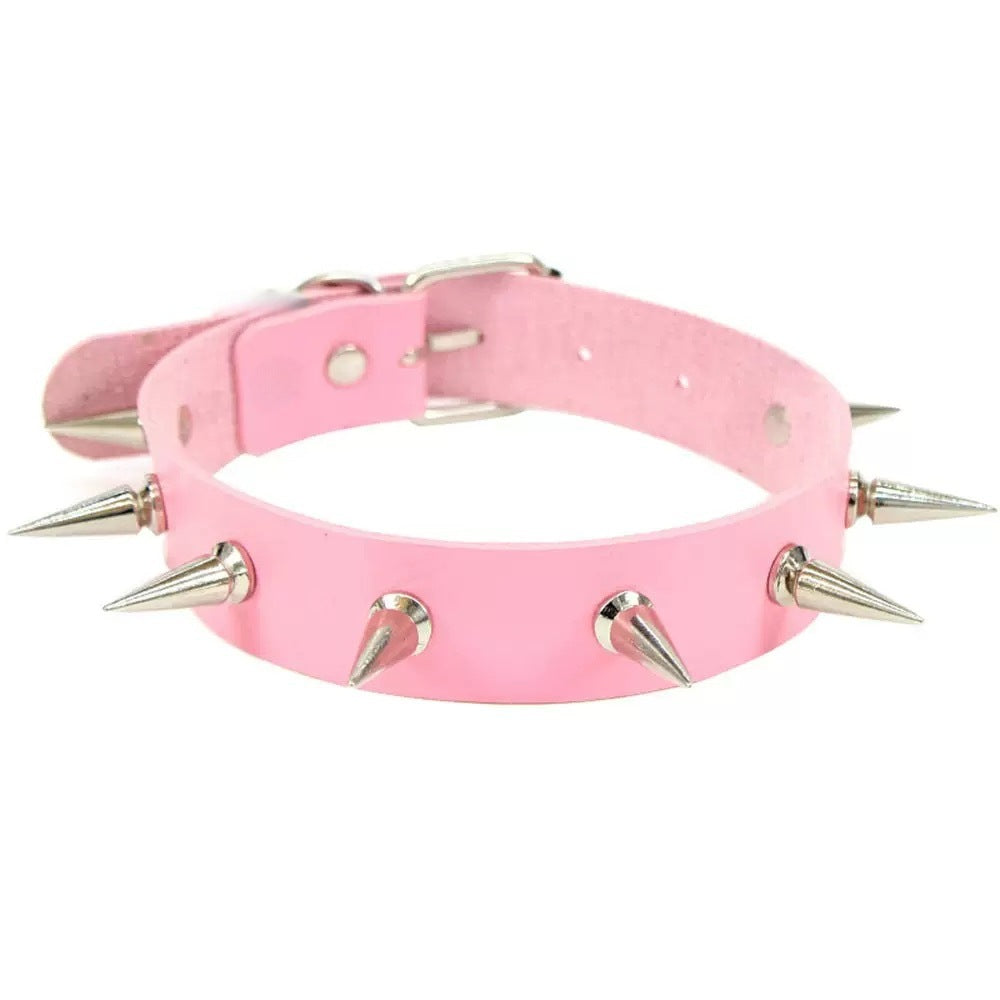 Rivet Punk Nightclub Personality Fashion Ladies Clavicle Collar