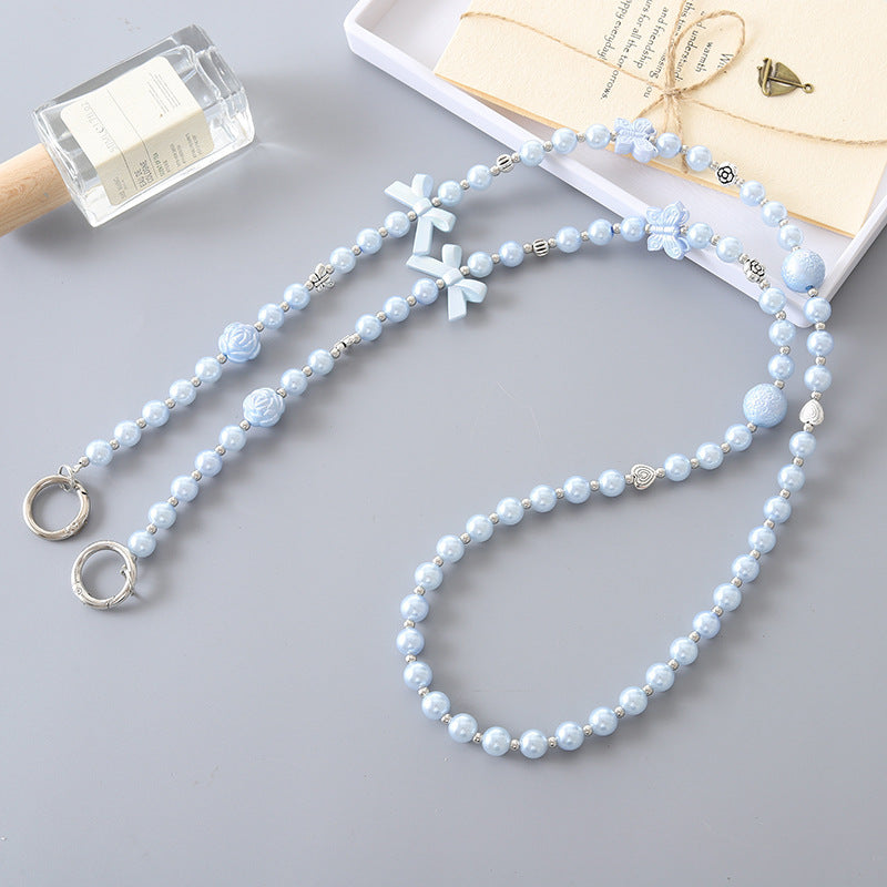 Phone Case Lanyard Handmade Beaded Bag Hanging Ornaments