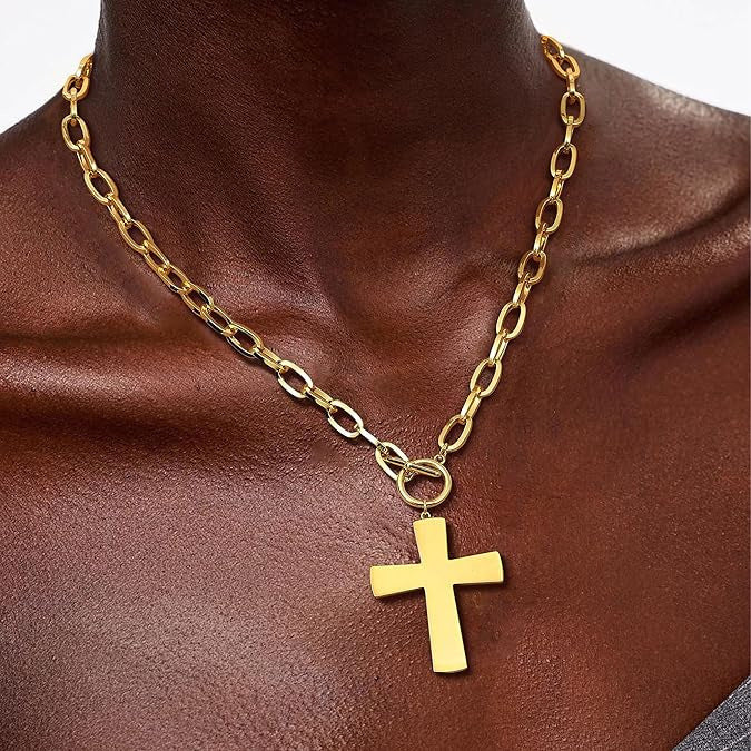 Women's Love Star Exaggerated Metal Hollow Street Necklace