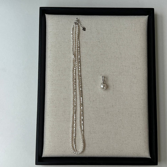 Pieces Of Strong Light Pearl Design Clavicle Pendants