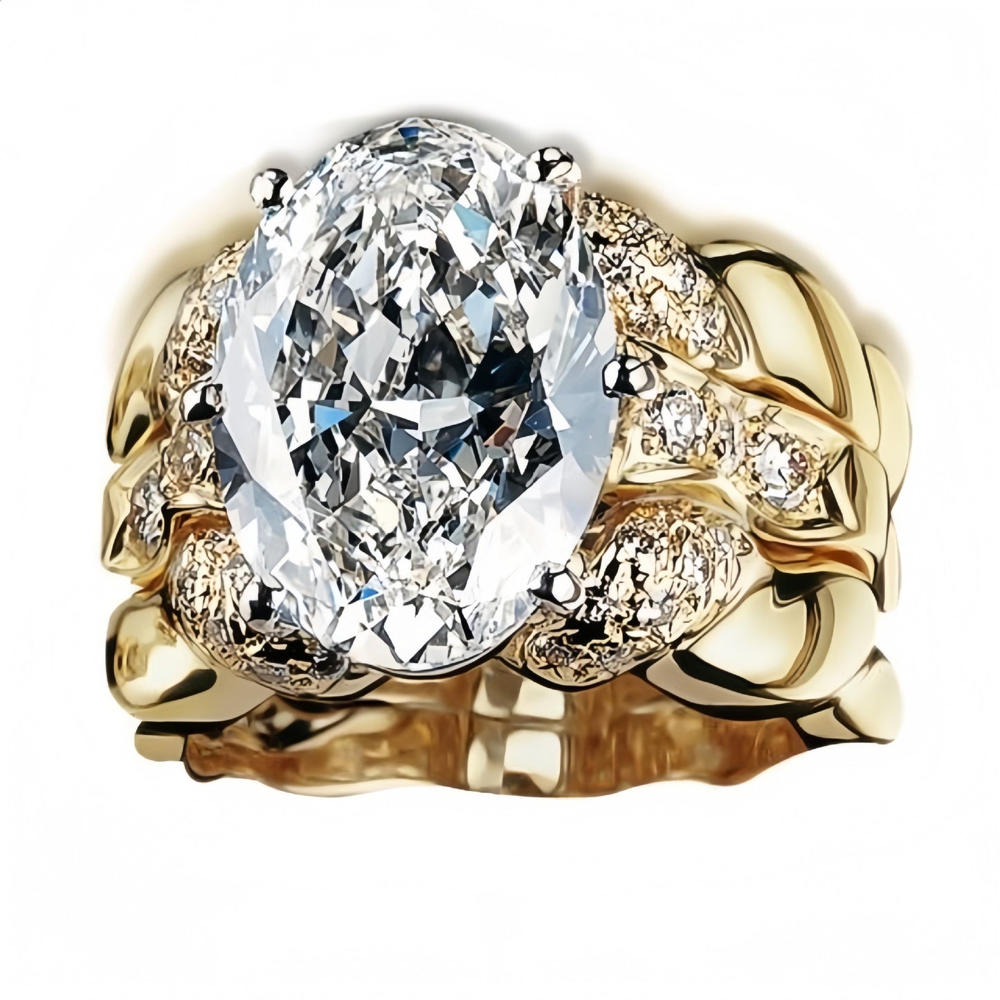 Comfortable Engagement Diamond Fashion Luxury Zircon Ring