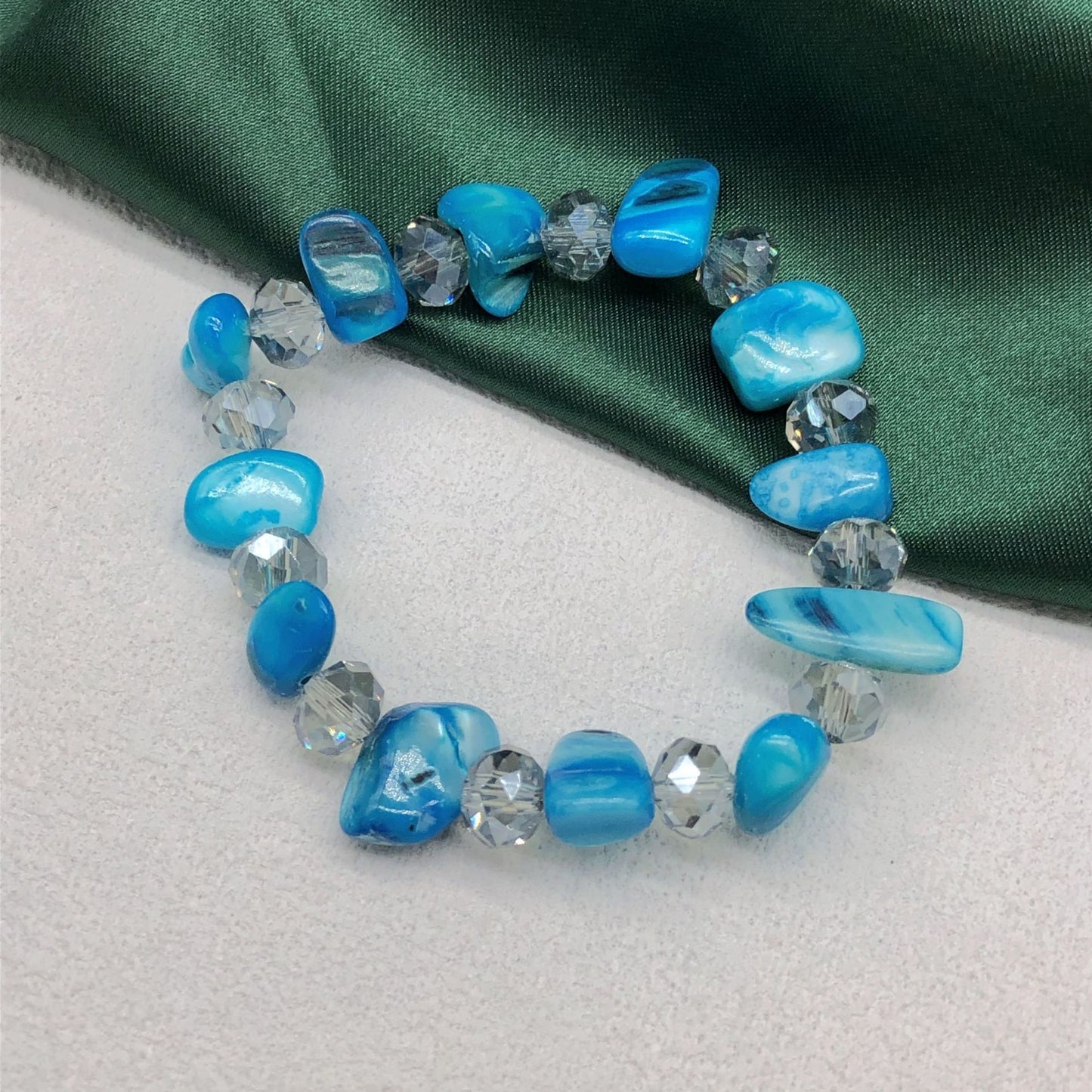 Colorful Dopamine Shell Simple Fresh Elastic String Various Bracelet