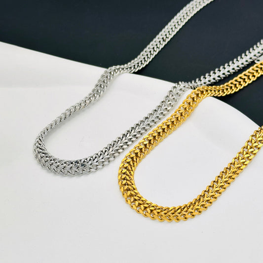 Simple Retro Minority Thick Chain Gold Fashion Advanced Clavicle Necklaces