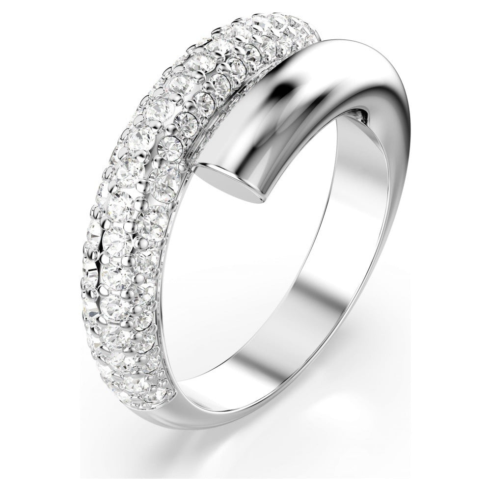 Austrian Crystal Series Double Design Pearl Rings