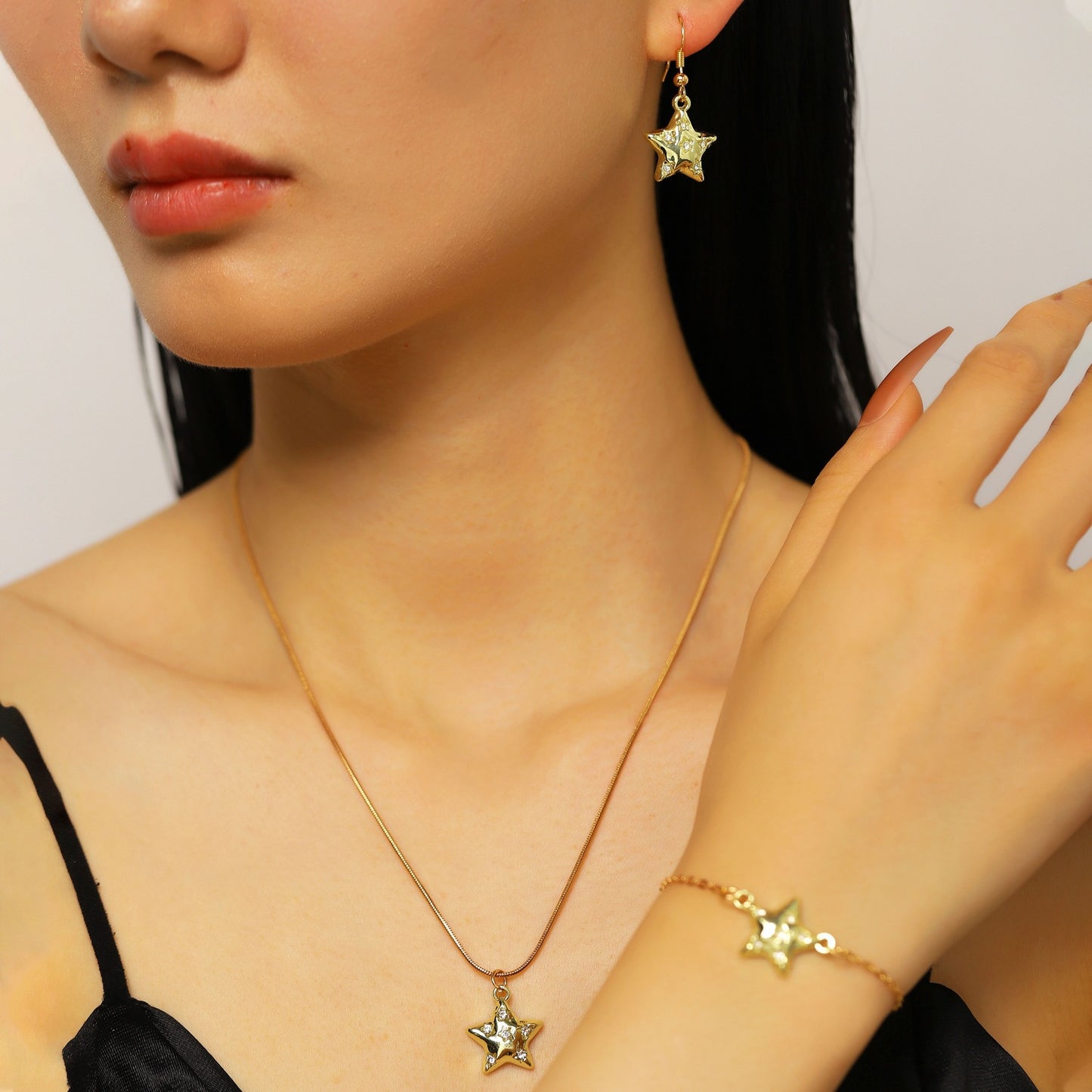 Design Sweet Minimalist Star Diamond Five-pointed Bracelets
