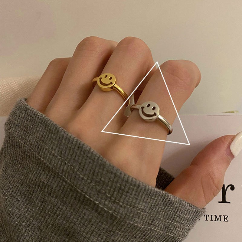 Affordable Luxury Personality Thai Sier Copper Female Rings