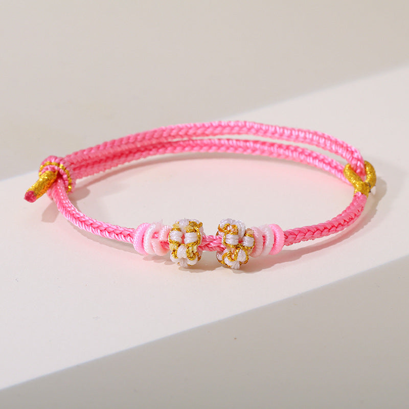 Festival Beads Threading Wear Gold Lucky Bracelets
