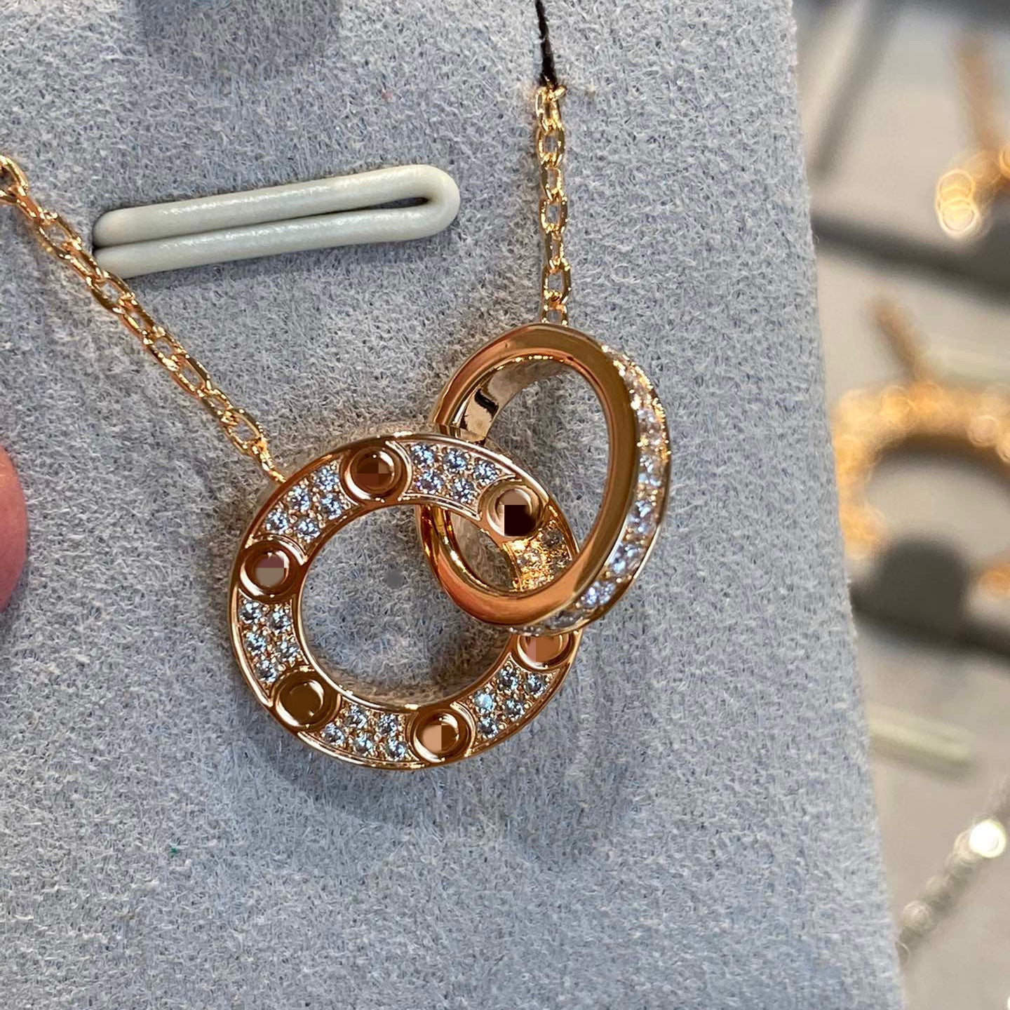 Women's V Gold Classic Cookies Starry Double Necklaces
