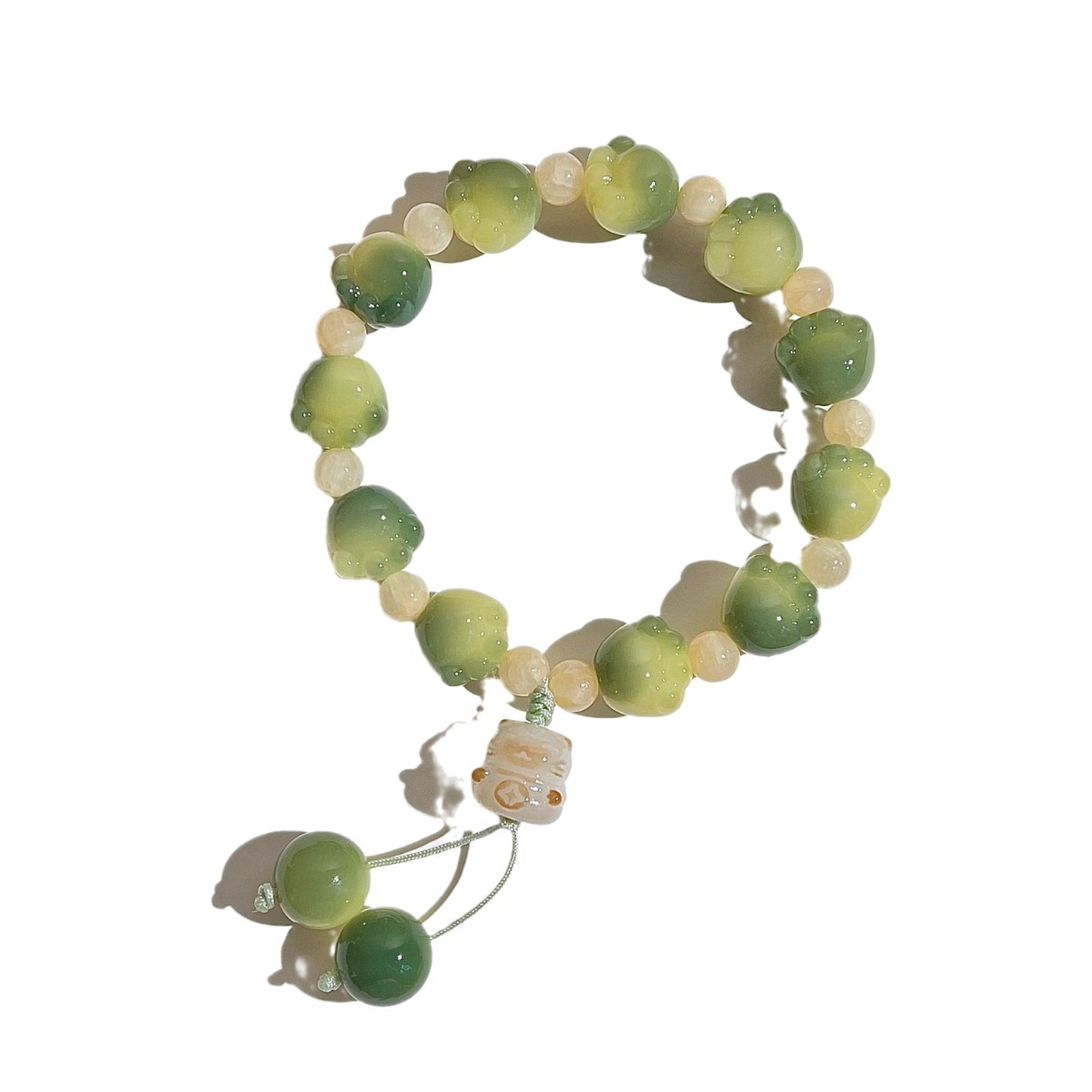 Pear Vortex Carving Cat's Paw Bodhi Pliable Bracelets