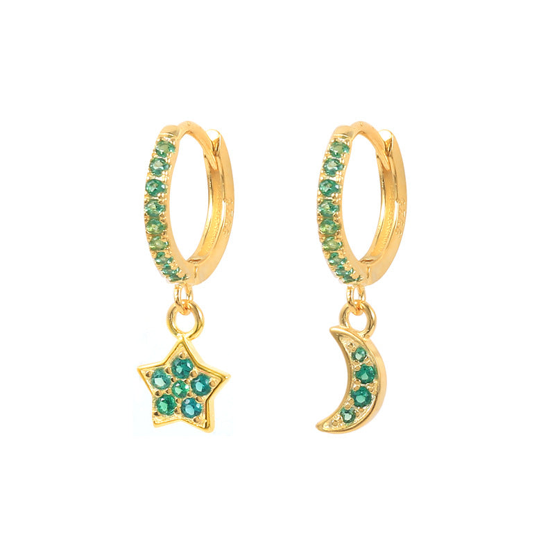 Women's Sier Needle Eardrop Retro Fashion Geometry Pattern Earrings