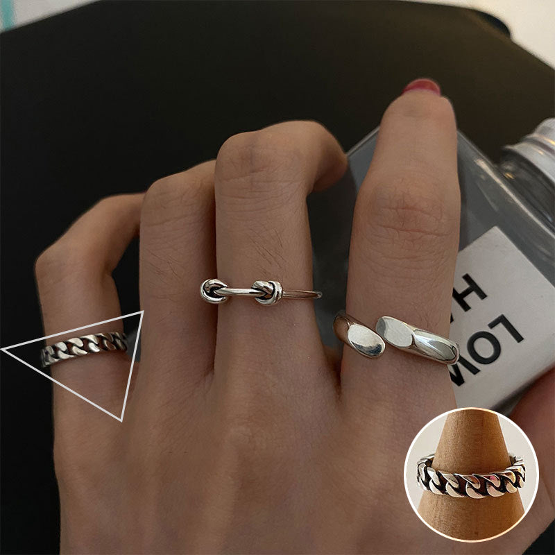 Women's Retro Combined Fashion Personality Index Finger Rings