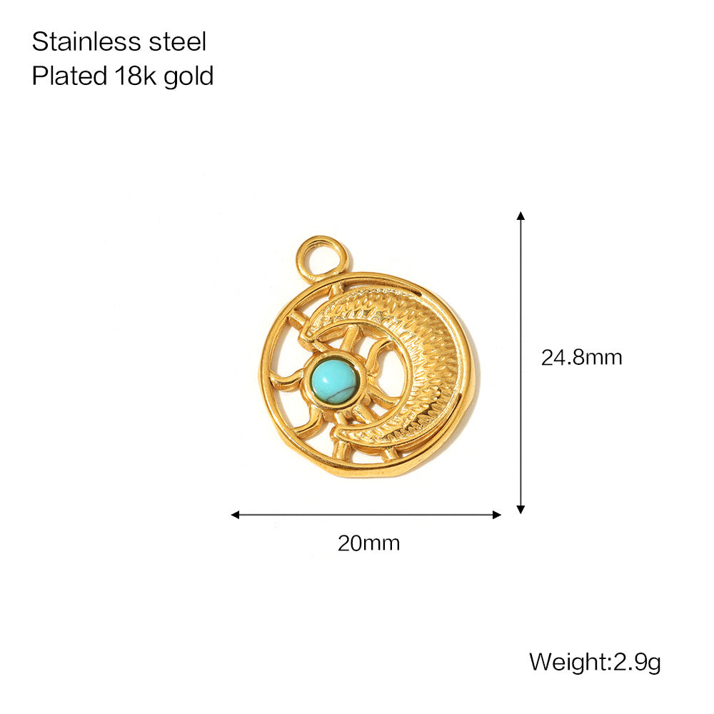 Versatile Women's Stainless Steel Gold-plated Bow Jewelry Accessories