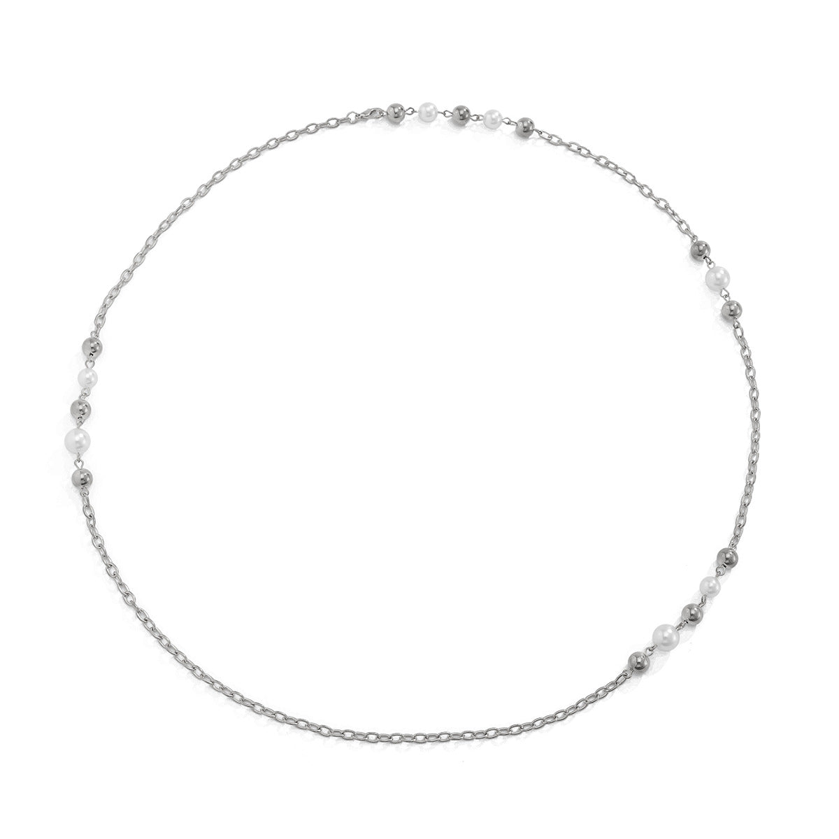 Women's Round Beads Long Chain Style Beaded Necklaces