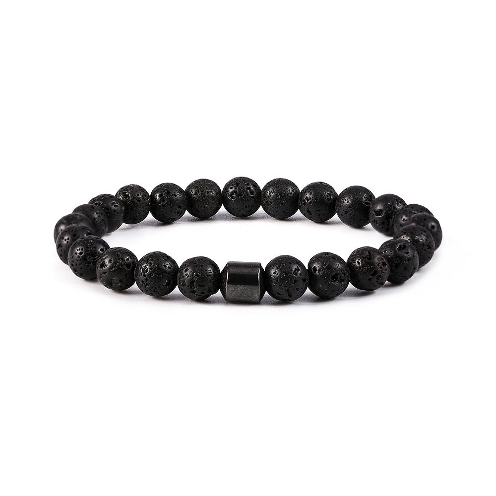 Black Stone Tiger Eye Beads Magnetic Bracelets