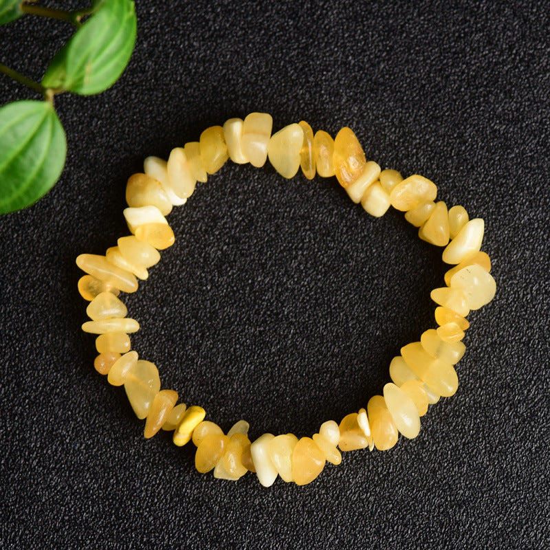 Stone Chain Citrine White-barked Pine Tigereye Trendy Male Female Personality Bracelet