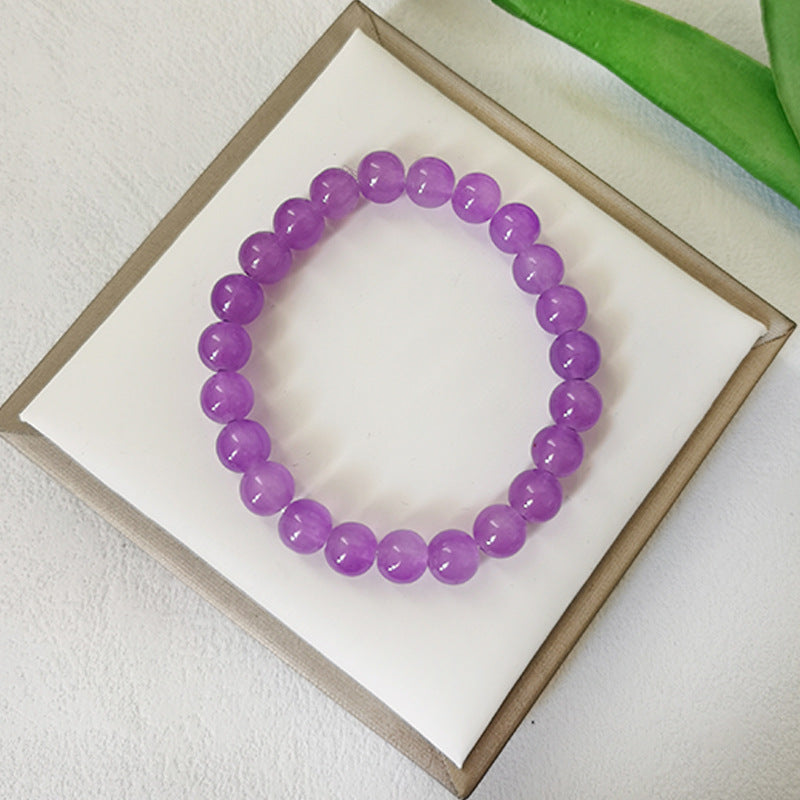 Li Gradient Ice Transparent Two-color Glass Pliable Temperament Hand Bracelets