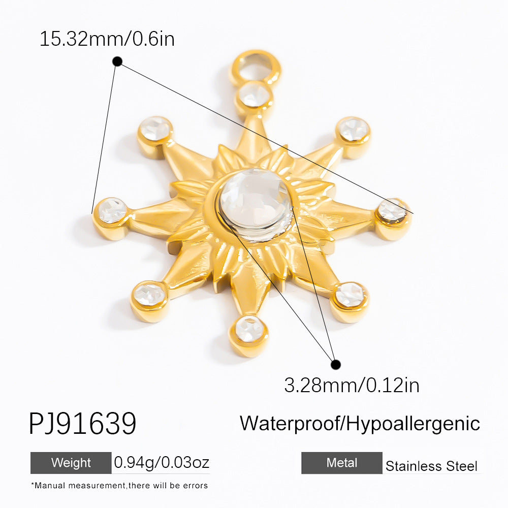 Classy Stylish Stainless Steel Gold-plated Design Jewelry Accessories