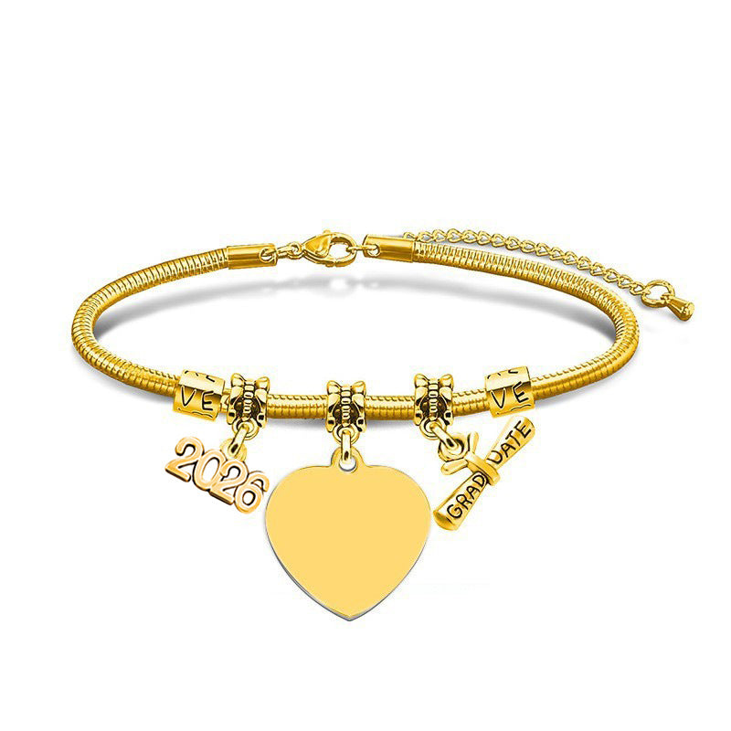 Snake Bone Blank Material Stainless Steel Holiday Gift Bracelets