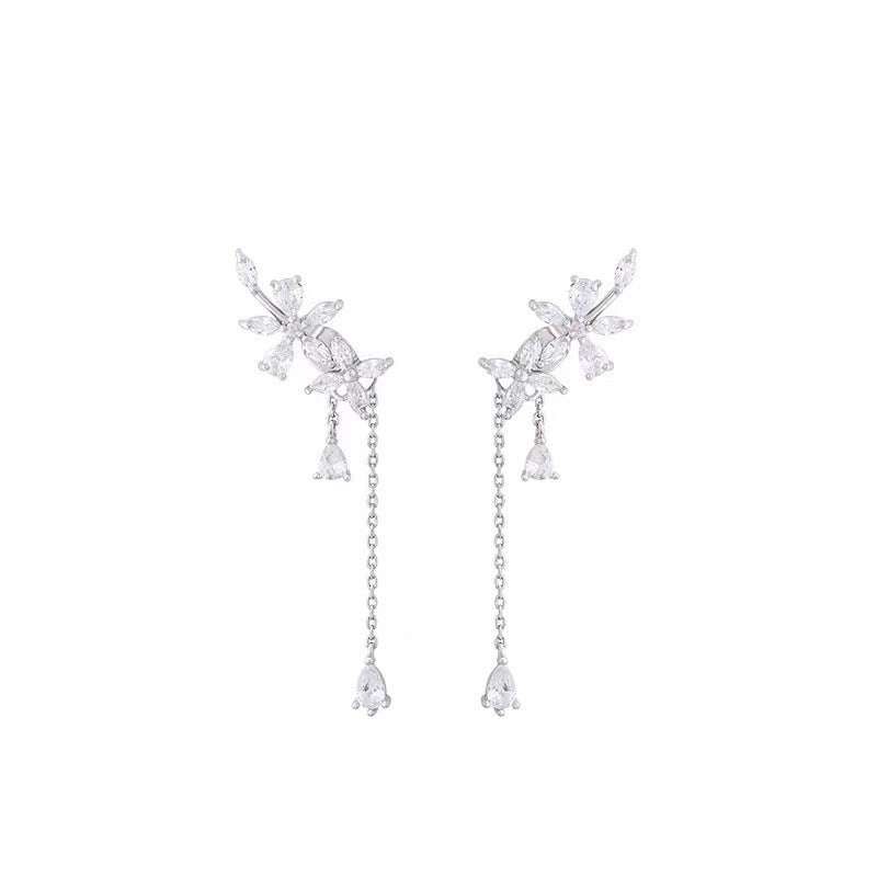 Female Super Fairy Mori Style Tassel Earrings