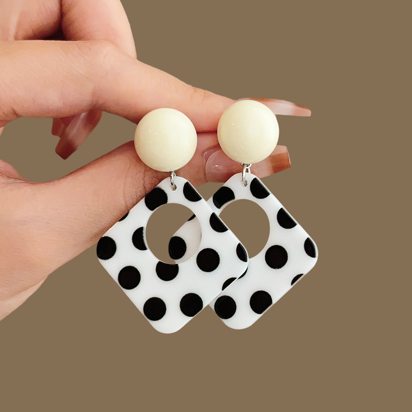 Charming Colored Series Sports Style Female Earrings