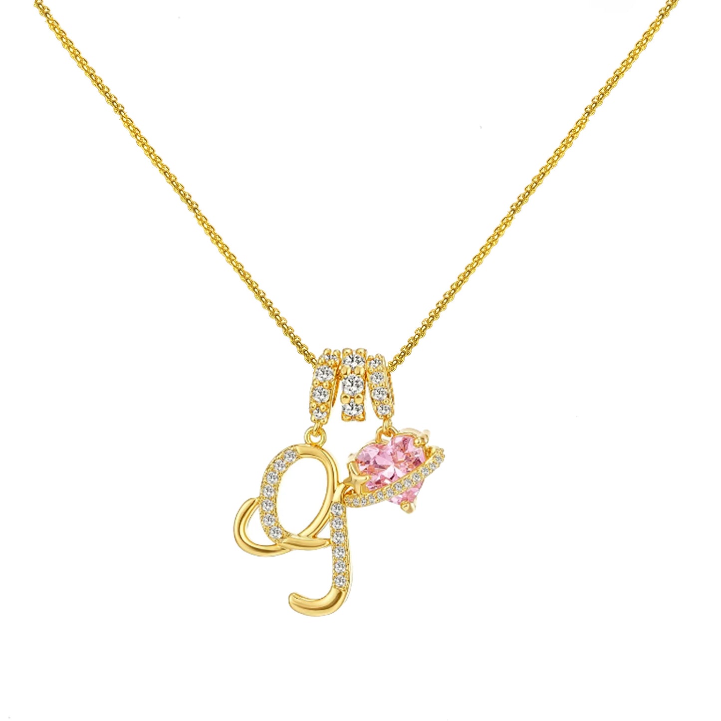 Dopamine English Letter Light Luxury Minority Necklaces