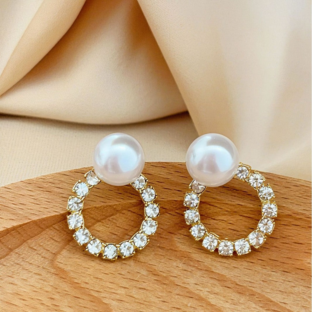 Women's Low Price Light Luxury Premium Temperamental Pearl Eardrops Rings