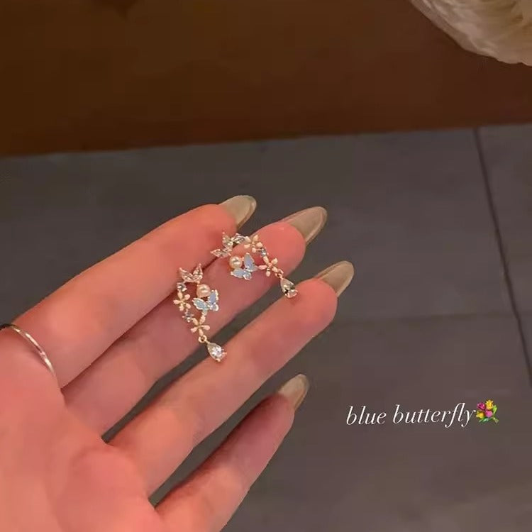 Needle High-grade Female Affordable Luxury Style Tassel Niche Temperamental Earrings
