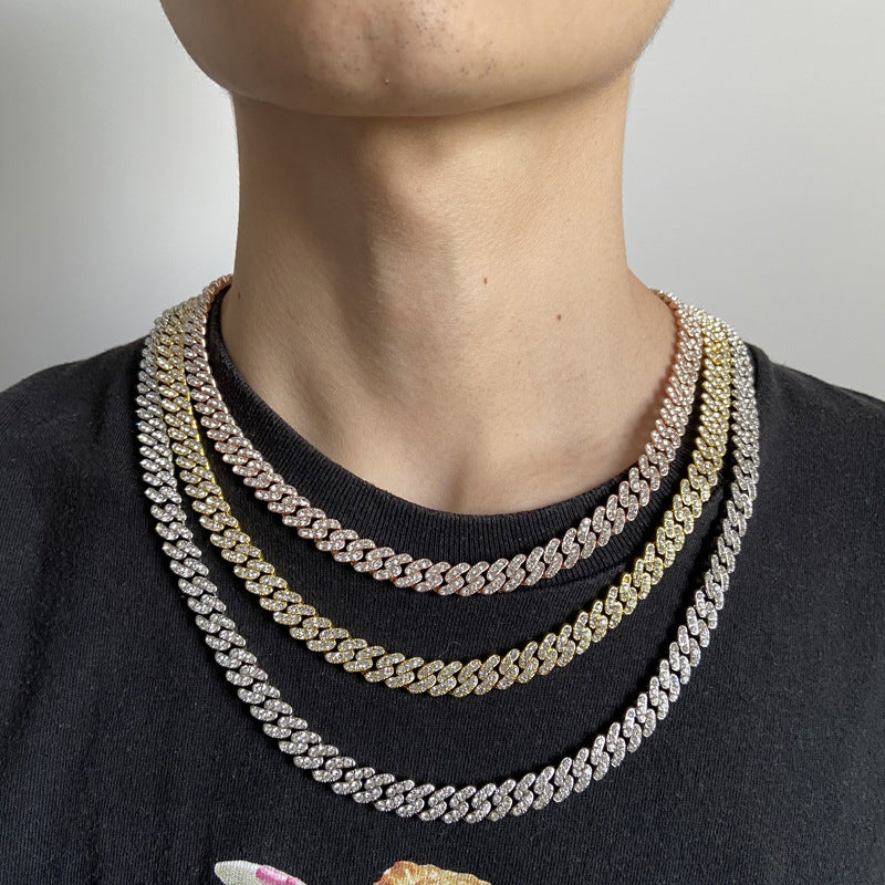 Women's & Men's Cuban For Trendy Hip Hop Fashion Clavicle Necklace