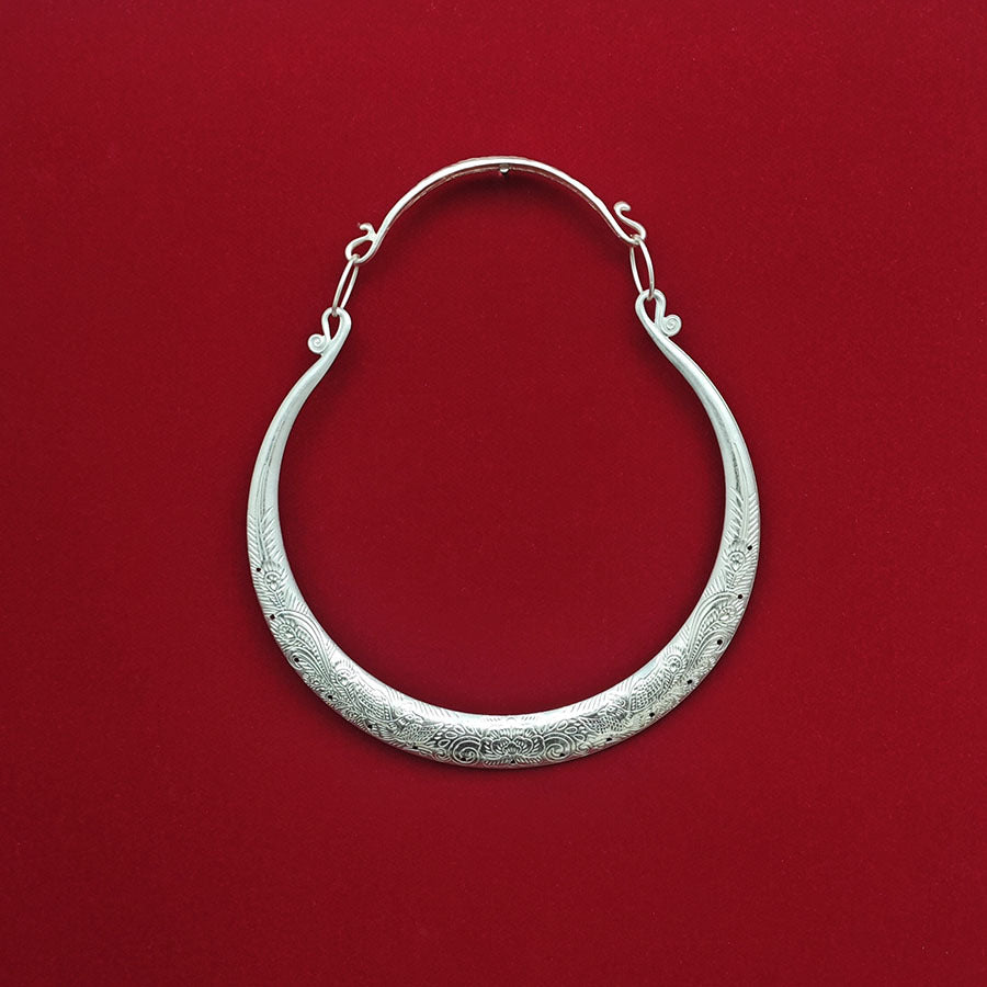 Ethnic Minority Characteristic Large Festival Perform Dance Pattern Collar