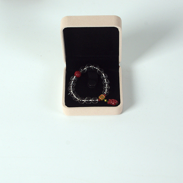 Flannel Box Storage Ear Bag Gift Rings