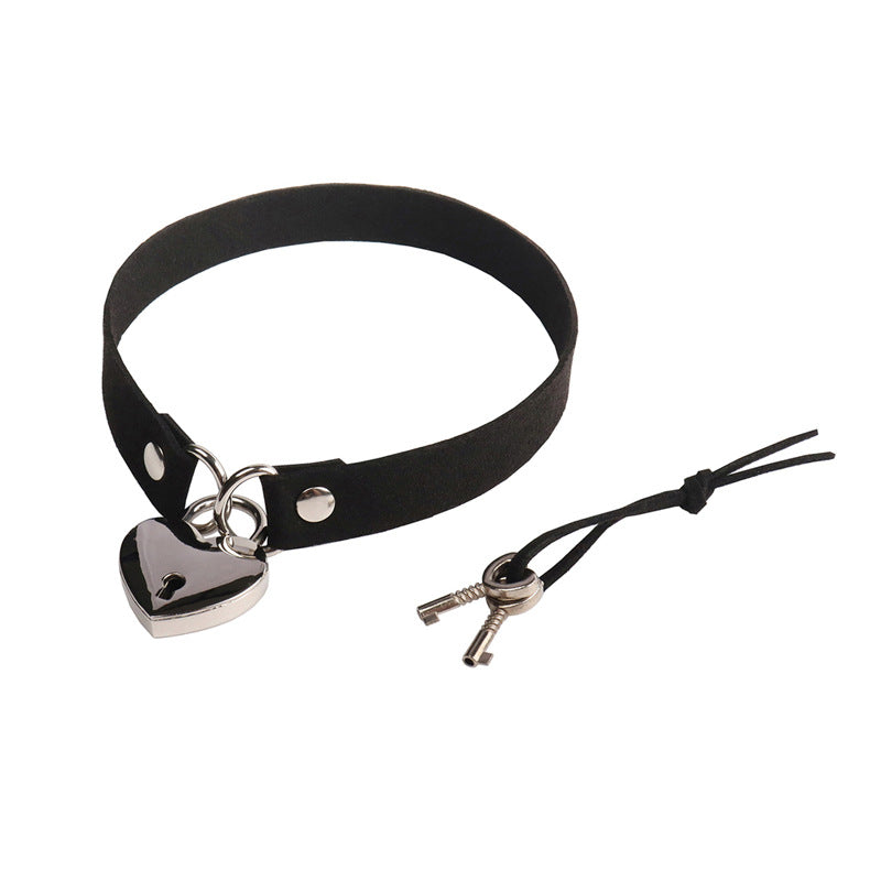 Love Heart-shaped Lock Key Veet Personality Sense Rings