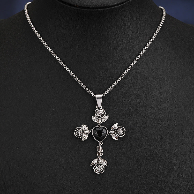 Women's & Men's Simplicity Long Gothic Vintage Stainless Steel Pendants